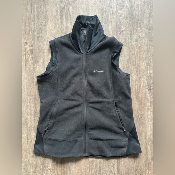 Columbia Black Fleece Jacket - Picture 1 of 7